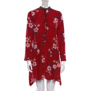 Zadig & Voltaire silk mini printed dress